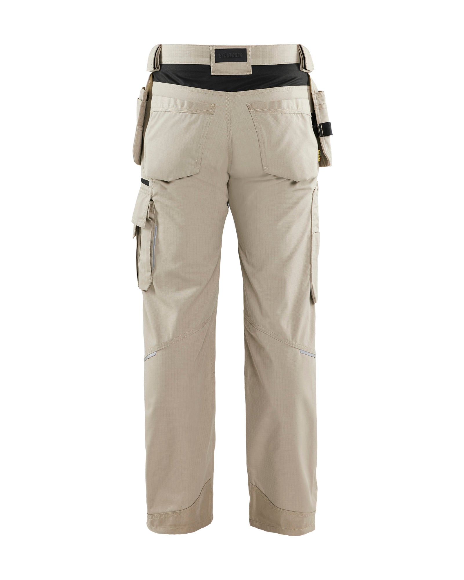 Ripstop Pants With Utility Pockets - Stone