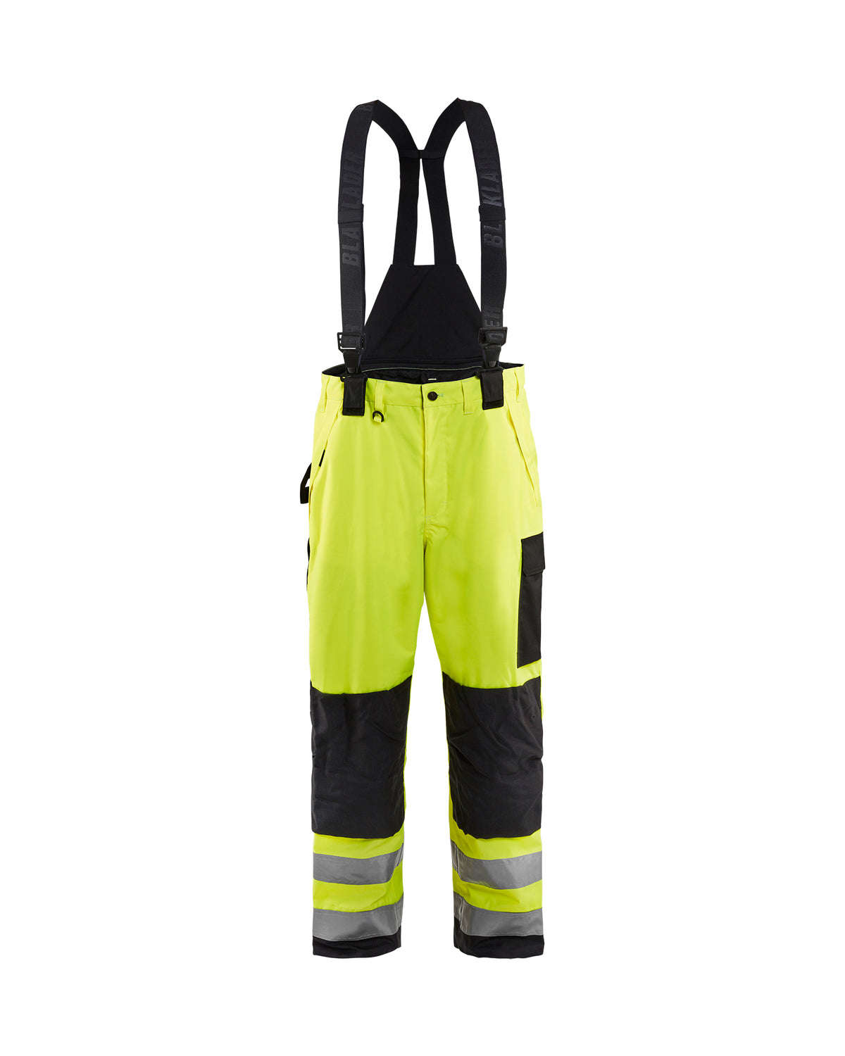 HI-VIS SHELL PANTS - Yellow Hi-viz/Black