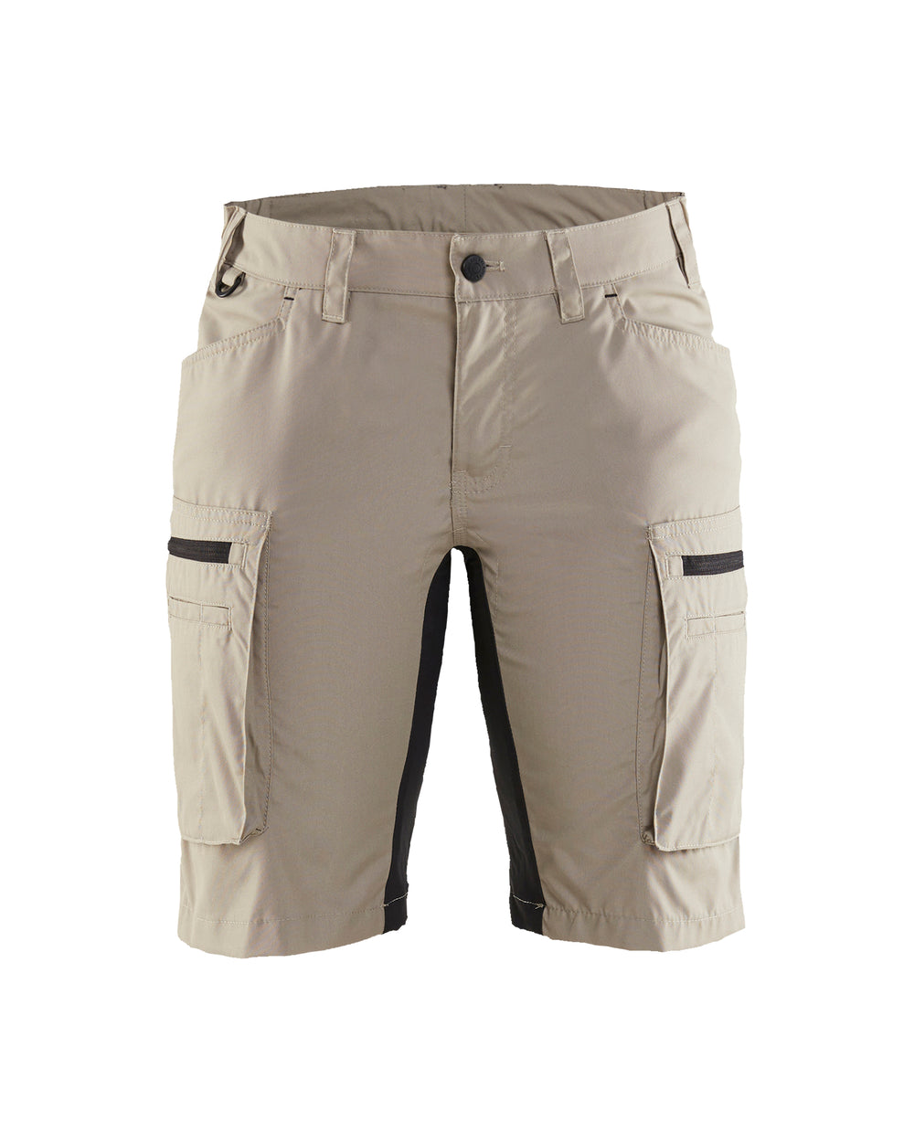 Women's Service Shorts With Stretch - Stone/Black