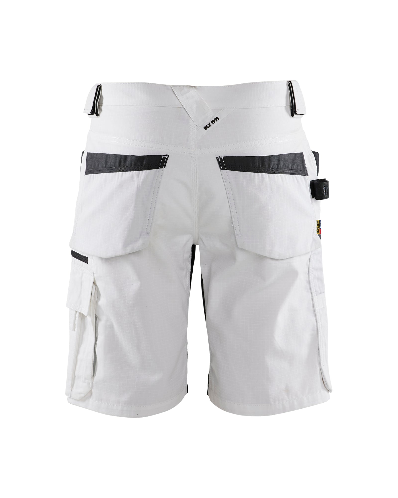 Ripstop Shorts - White/Dark grey