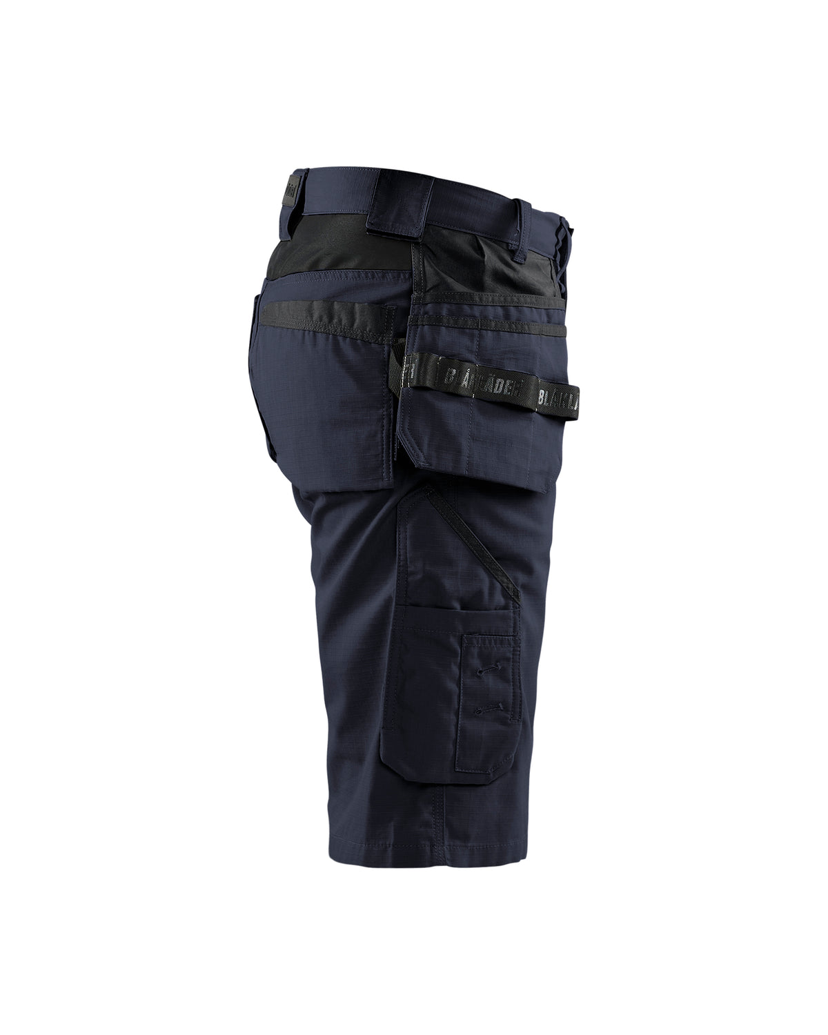 Ripstop Long Short With Utility Pockets - Dark navy blue