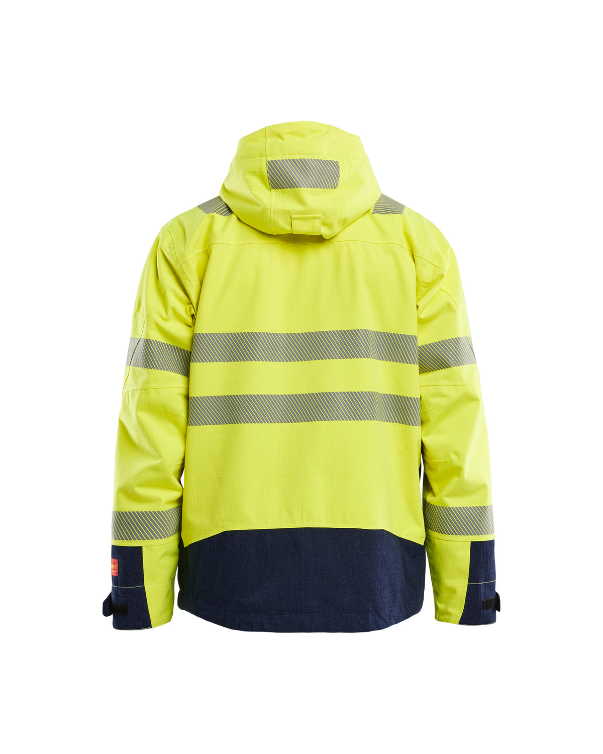 Multinorm Shell Jacket - Yellow Hi-viz/Navy blue