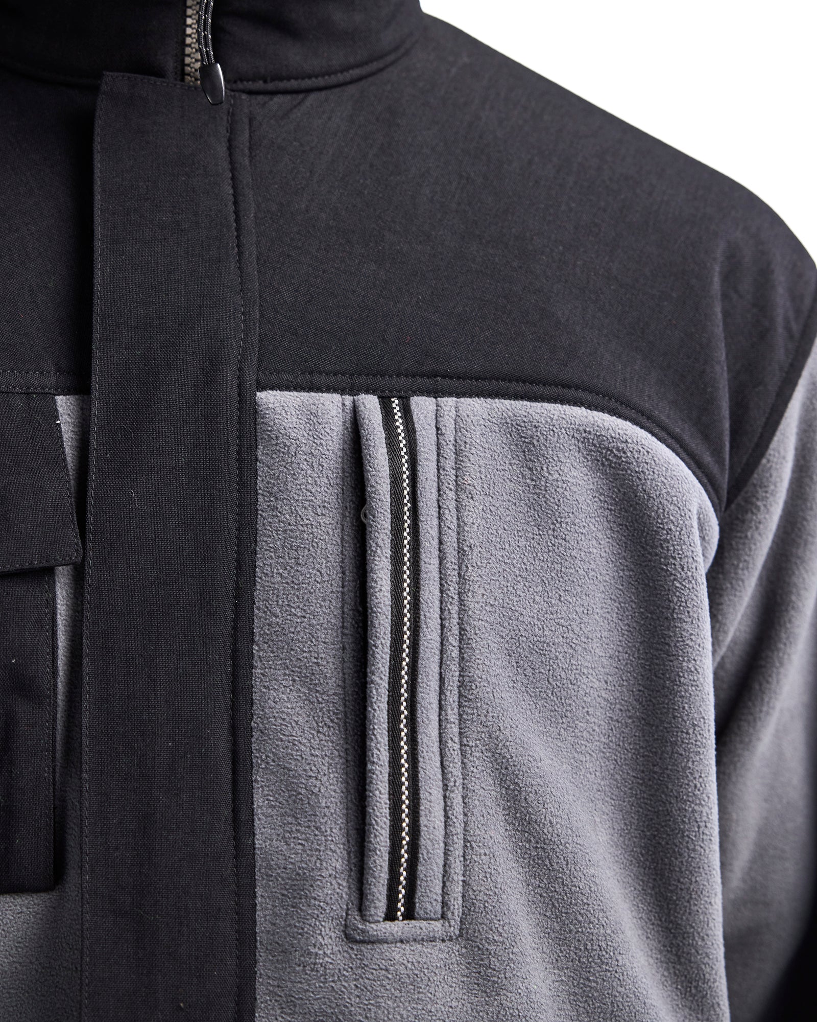 Two Fisted Fleece Jacket - Grey/Black