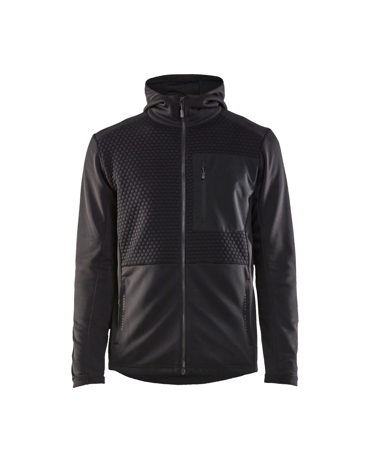 Tech Jacket - with hood - Black