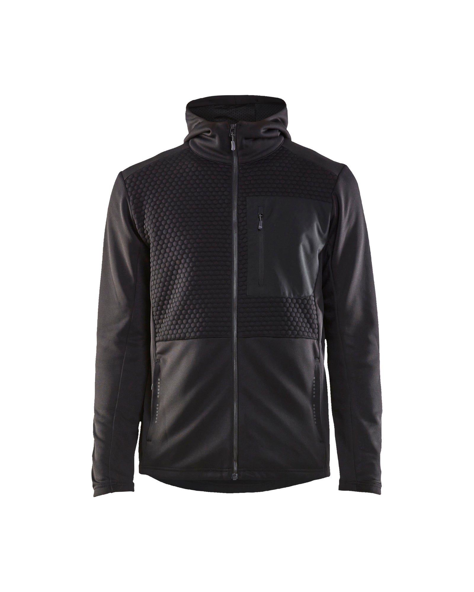 Tech Jacket - with hood - Black