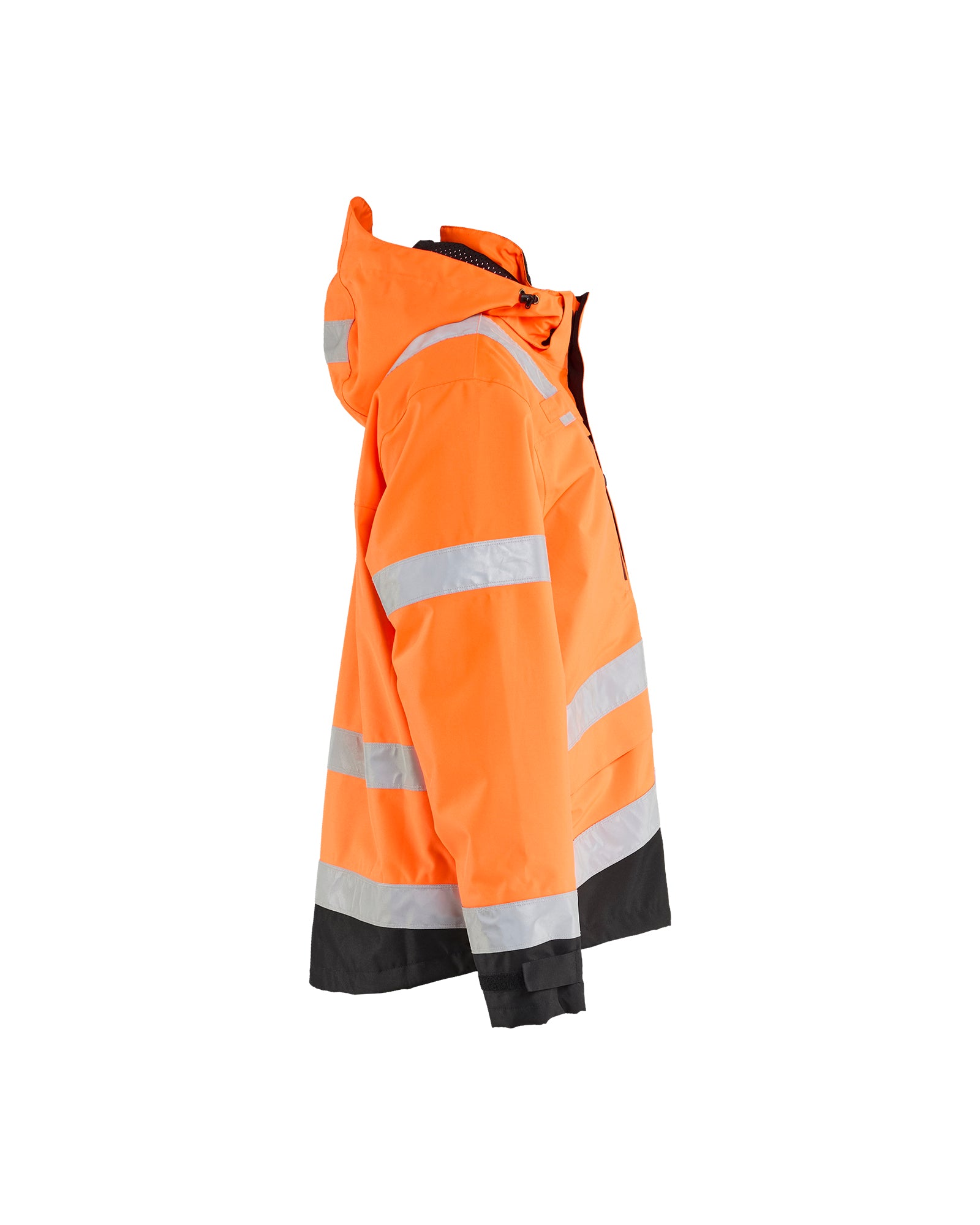 HI-VIS SHELL JACKET - Orange Hi-viz/Black
