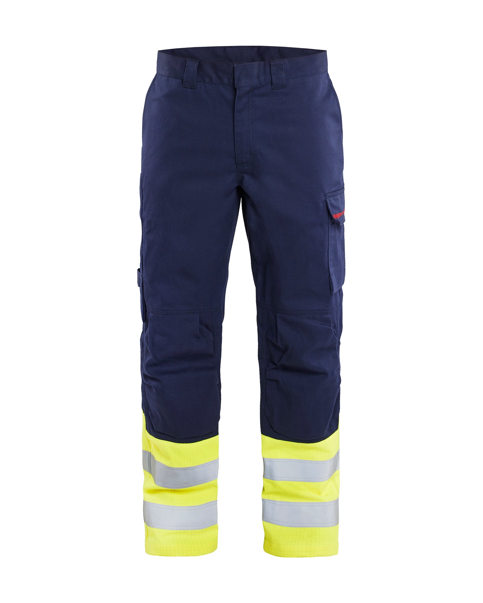 FR VISIBILITY PANT - Navy blue/Yellow Hi-viz