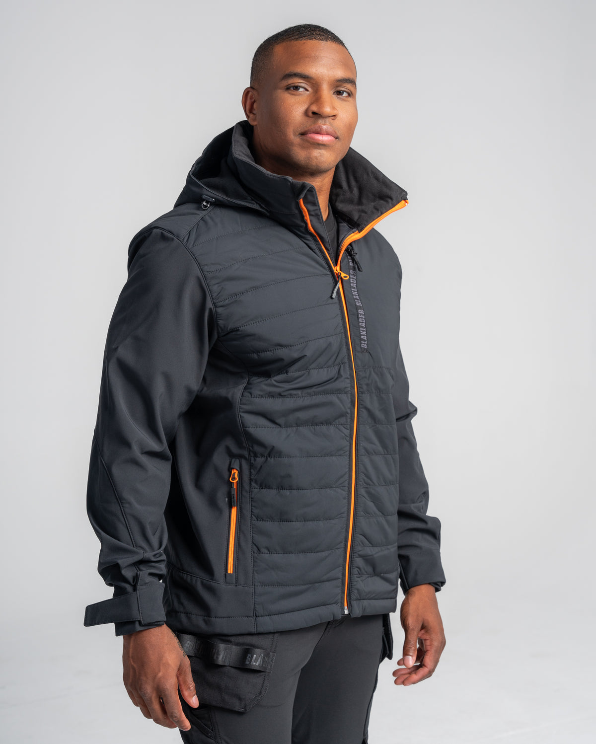 Hybrid Jacket - Black/Orange