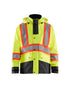 Hi-Vis Rain Jacket - Yellow Hi-viz/Black
