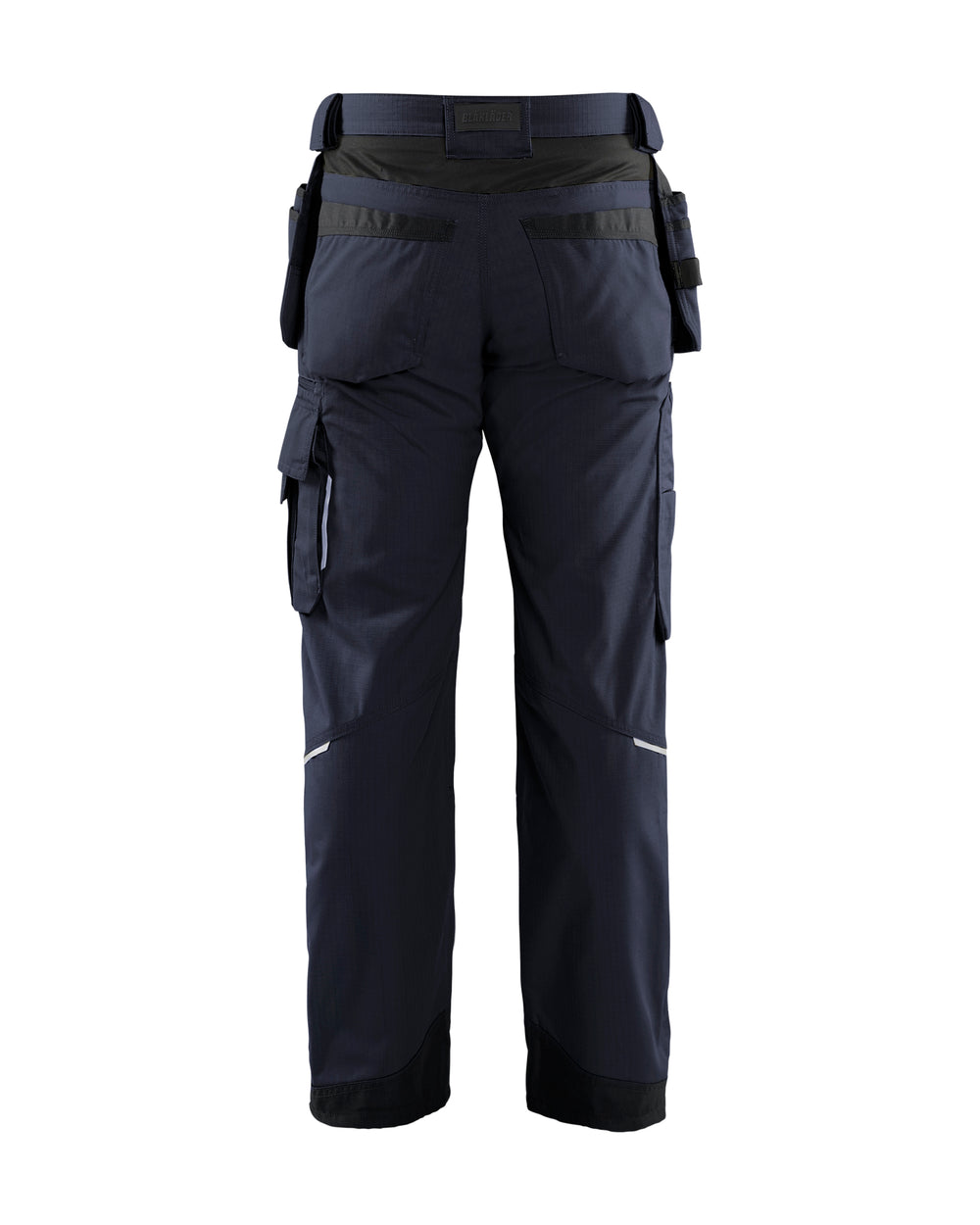Ripstop Pants With Utility Pockets - Dark navy blue