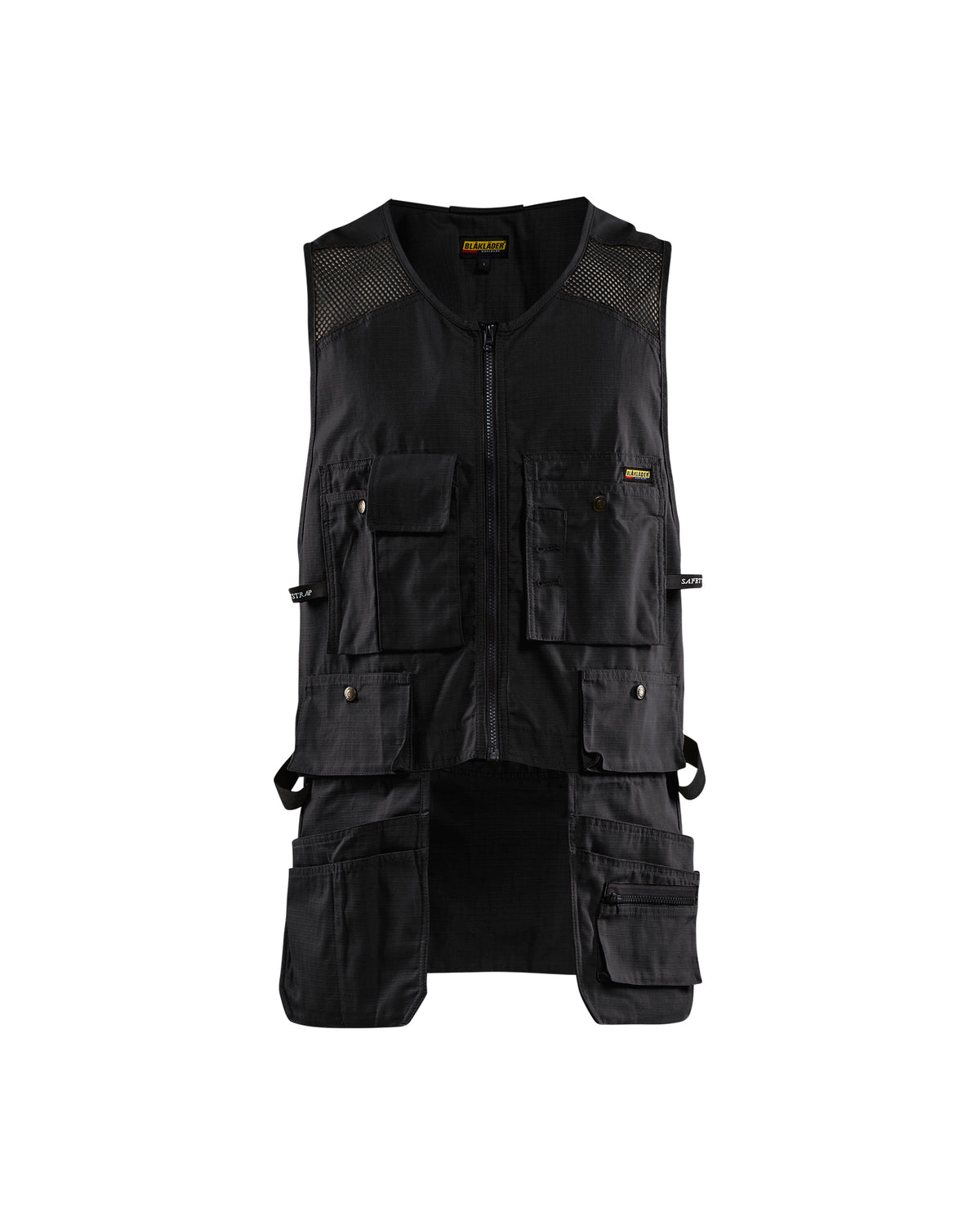 Ripstop Kangaroo Mesh Vest - Black