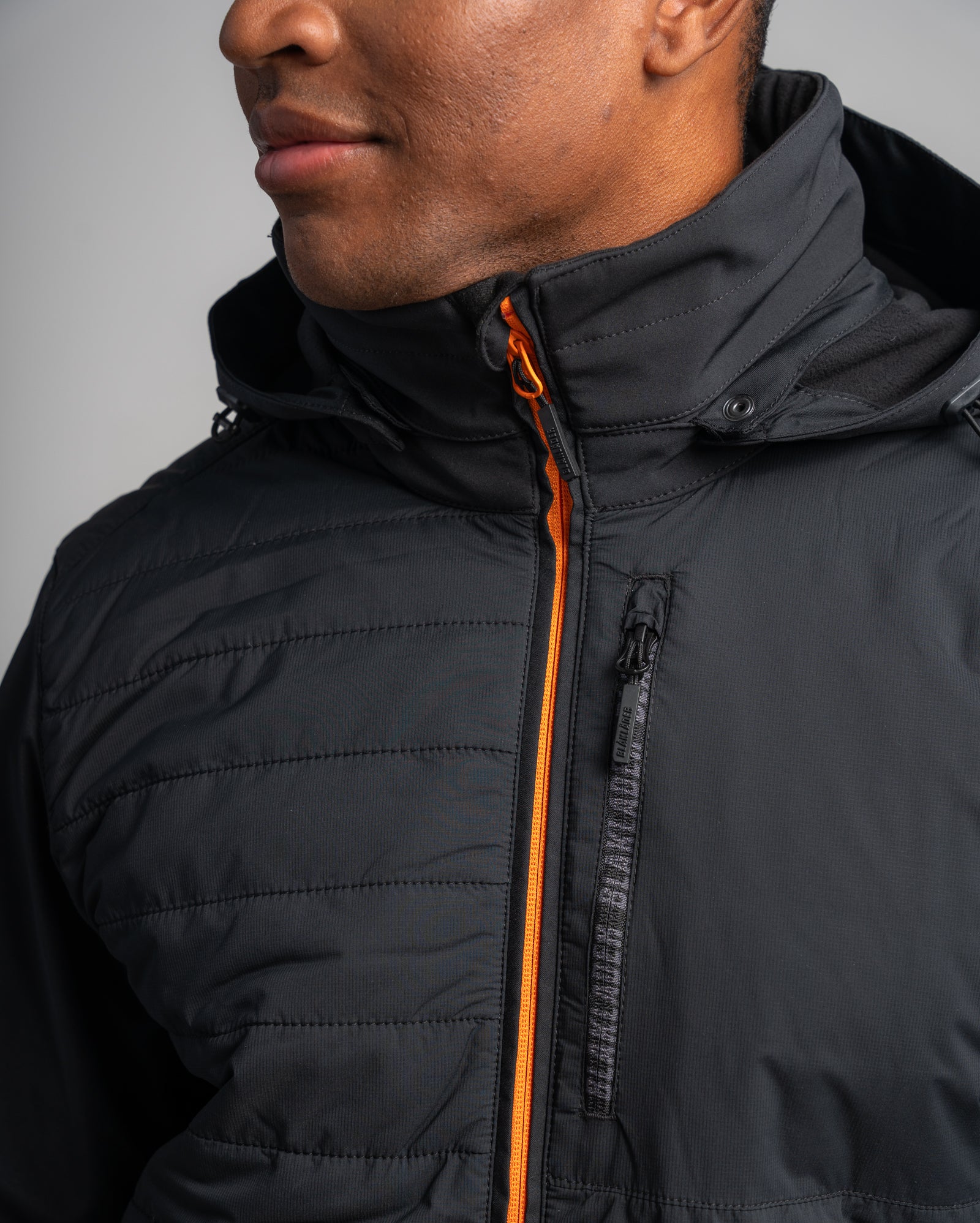 Hybrid Jacket - Black/Orange