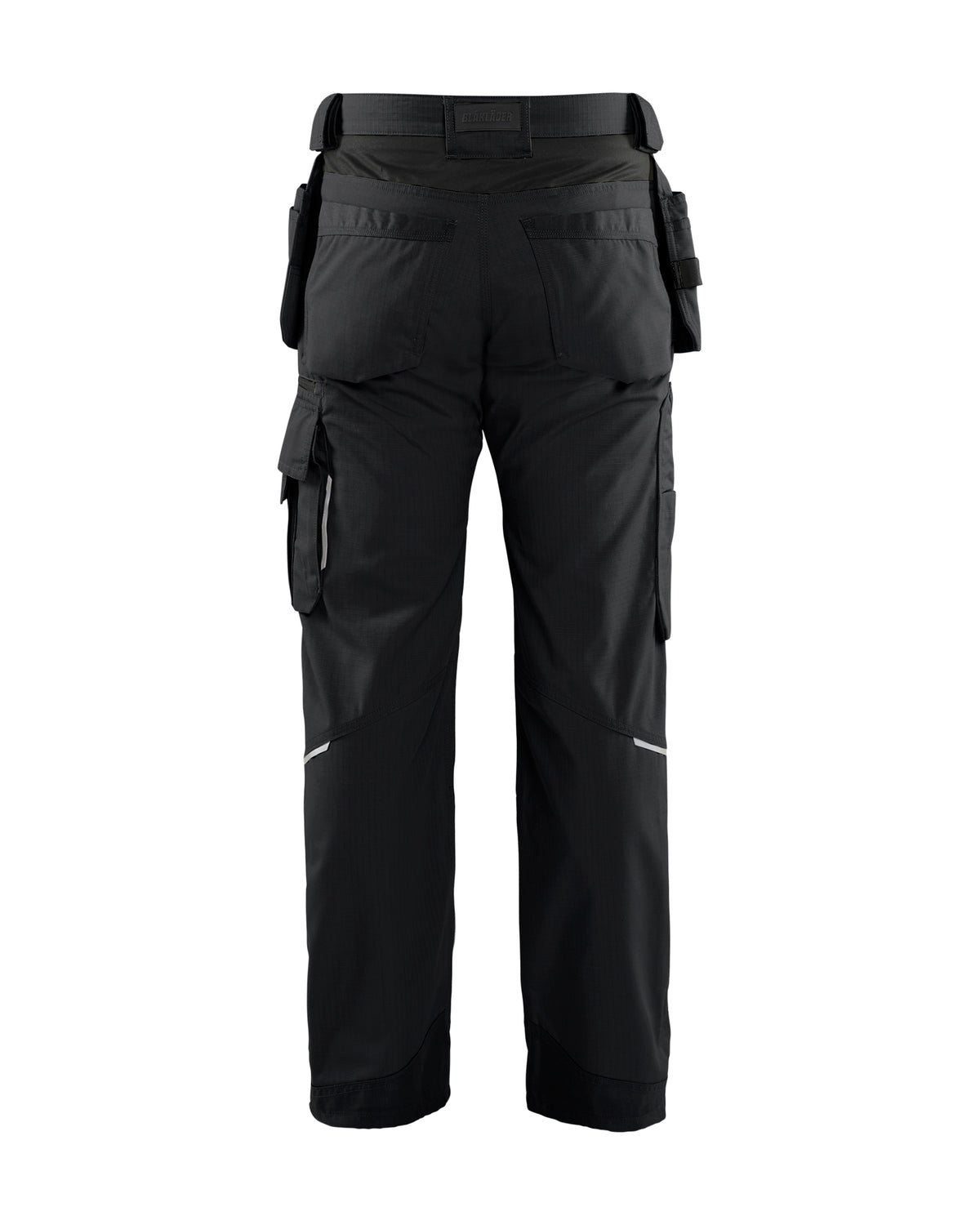 Ripstop Pants With Utility Pockets - Black