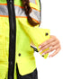 US Women's Hi-Vis Vest - Yellow Hi-viz/Black
