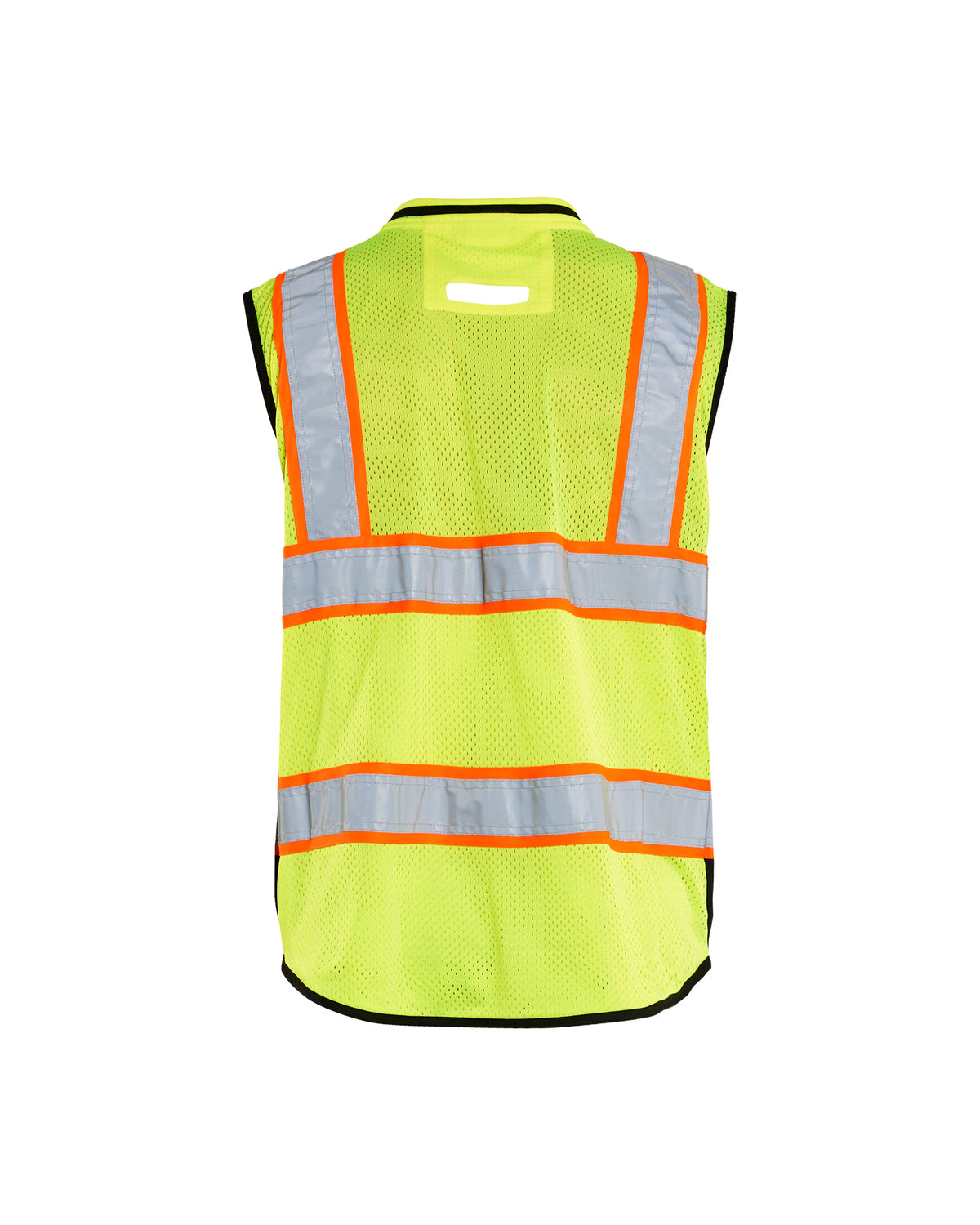 Hi-Vis Surveyor's Vest - Yellow Hi-viz/Black