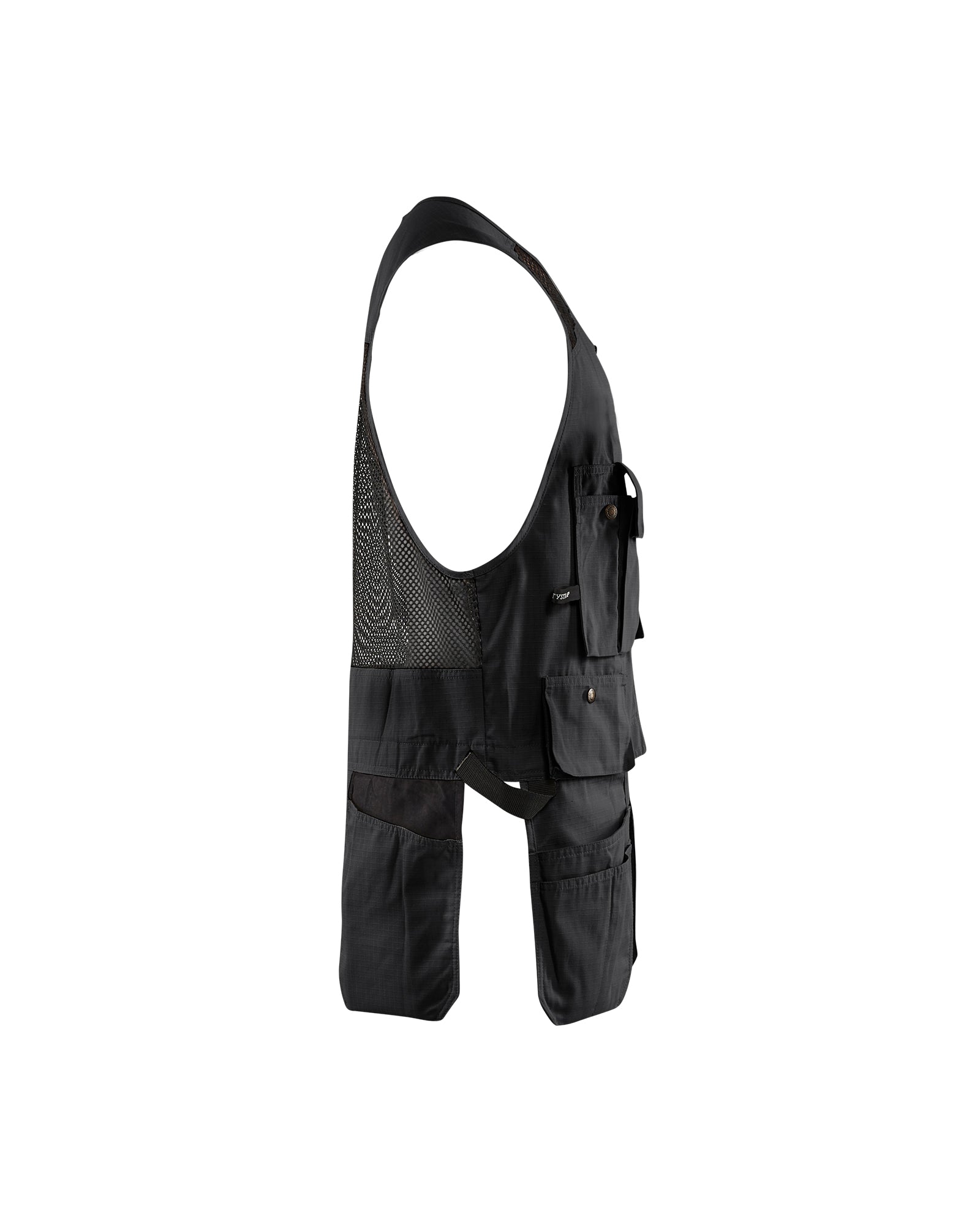 Ripstop Kangaroo Mesh Vest - Black