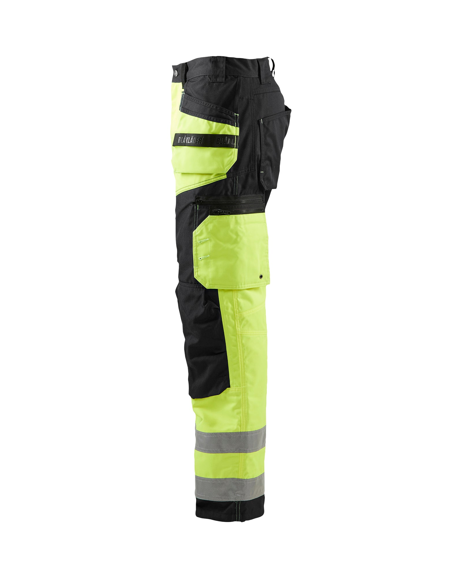 HI-VIS X1600 WORK PANTS - Yellow Hi-viz/Black