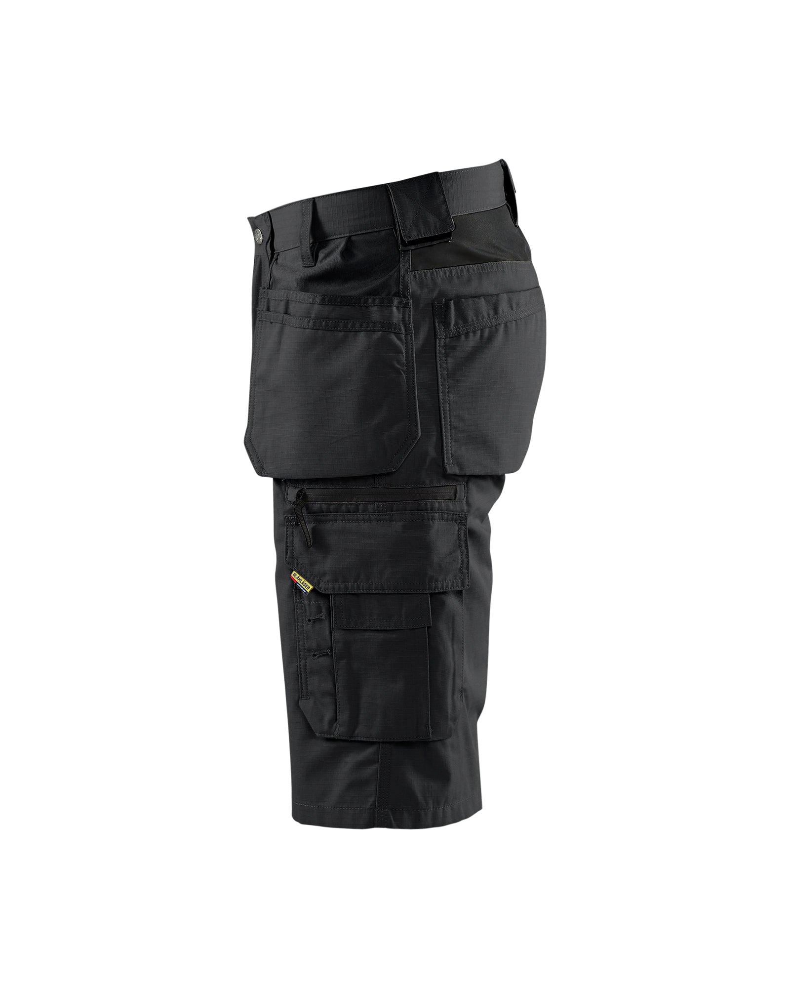 Ripstop Long Short With Utility Pockets - Black
