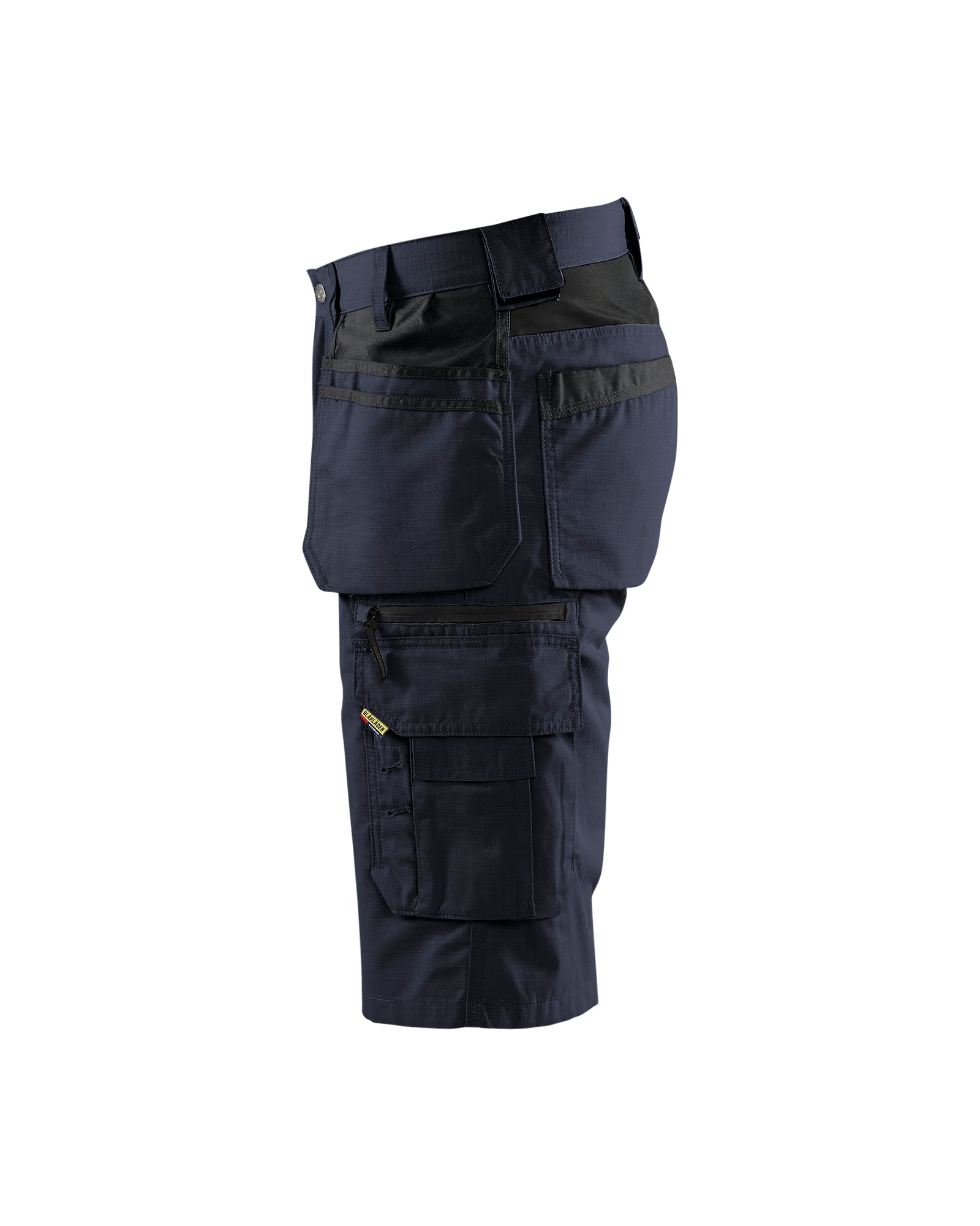 Ripstop Long Short With Utility Pockets - Dark navy blue