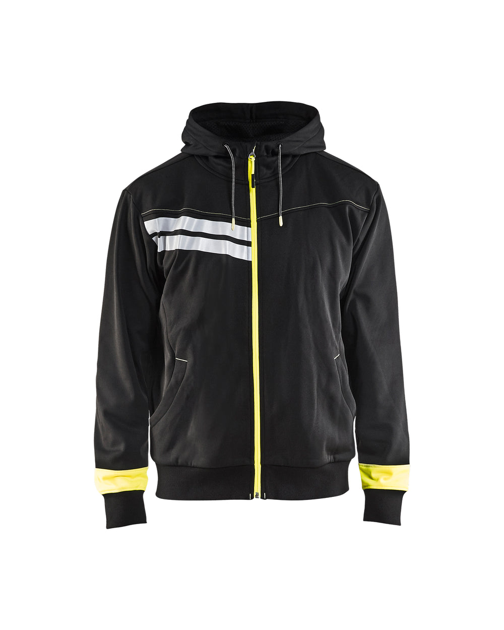 Visibility Zip Sweatshirt - Black/Yellow Hi-viz