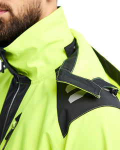 Hi-Vis Softshell Jacket - Yellow Hi-viz/Black