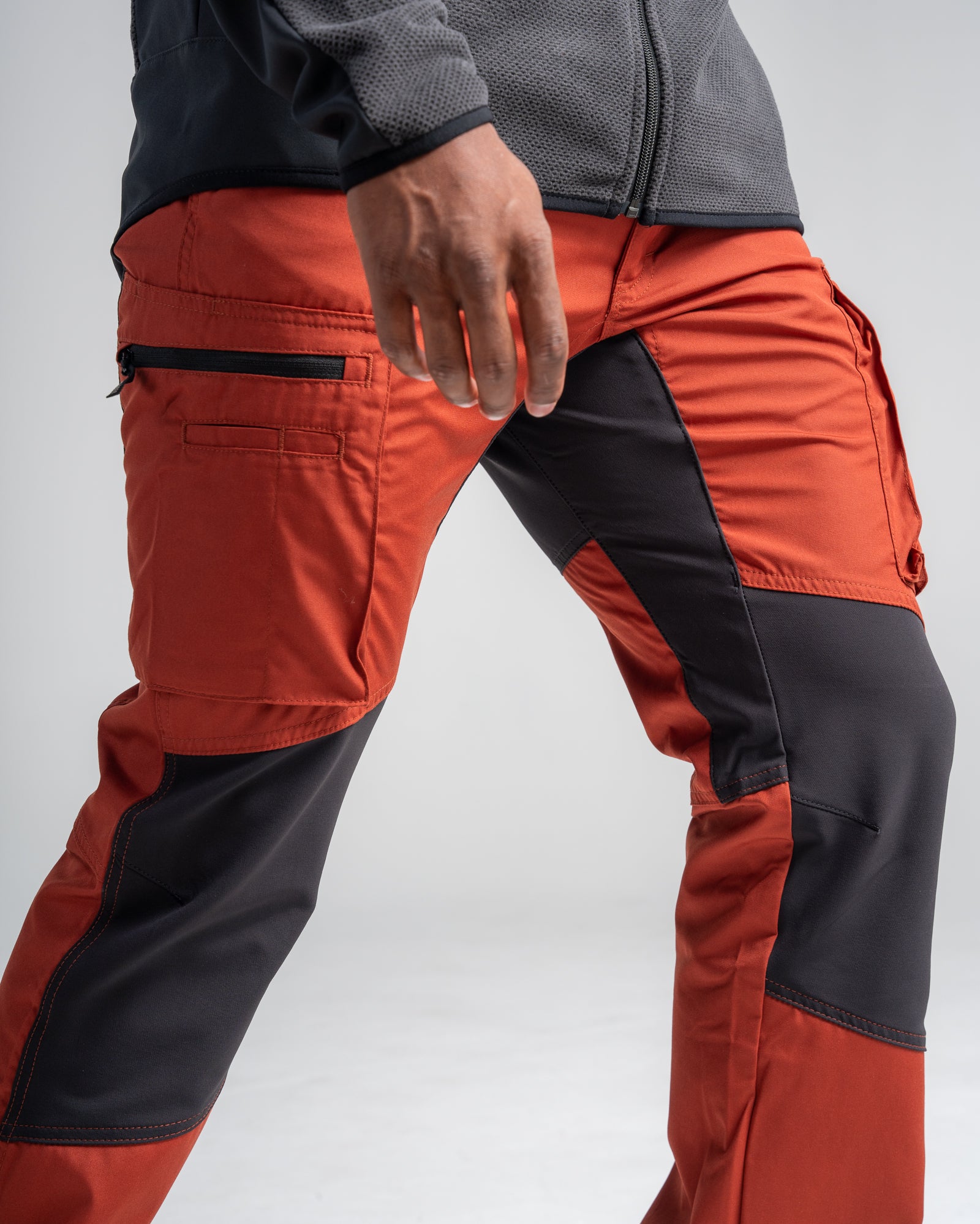 Service Pants with Stretch - Grey/Black