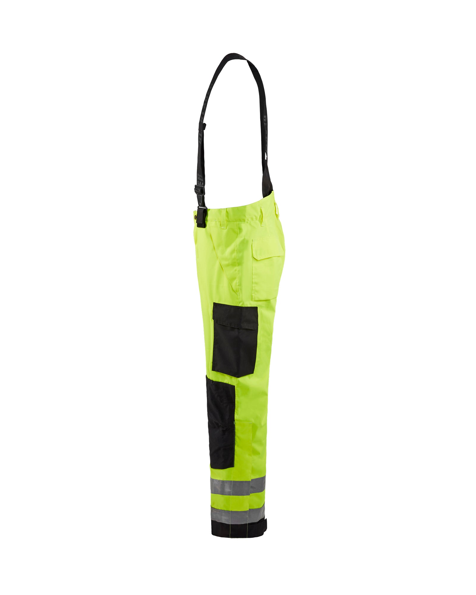 HI-VIS SHELL PANTS - Yellow Hi-viz/Black