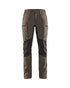 WOMEN'S SERVICE STRETCH PANTS - Dark olive green /black