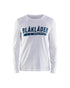 Long Sleeve Branded T-shirt - White