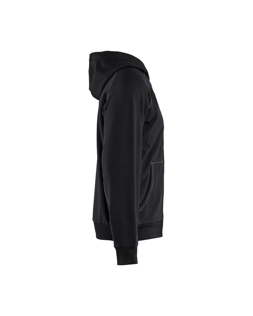 FR Zip Hooded Jacket - Black