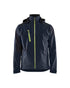 Stretch Softshell Jacket - Dark navy blue/Hi-vis yellow