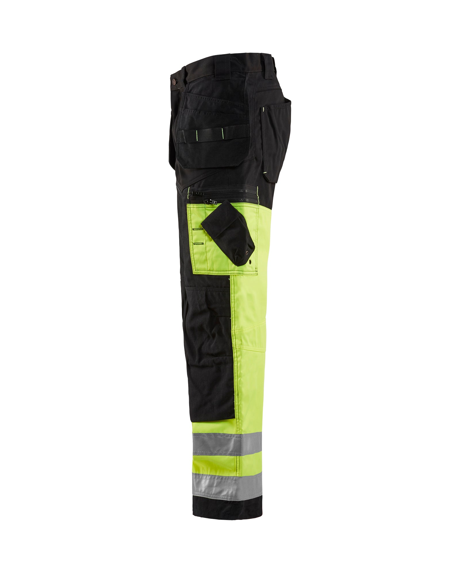 HI-VIS X1600 WORK PANTS - Black/Yellow Hi-viz