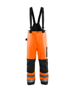 HI-VIS SHELL PANTS - Orange Hi-viz/Black