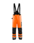 HI-VIS SHELL PANTS - Orange Hi-viz/Black