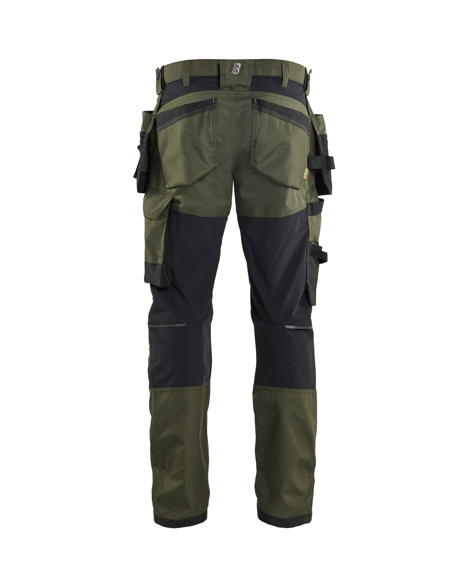Craftsman trousers with stretch - Forest Night/Black