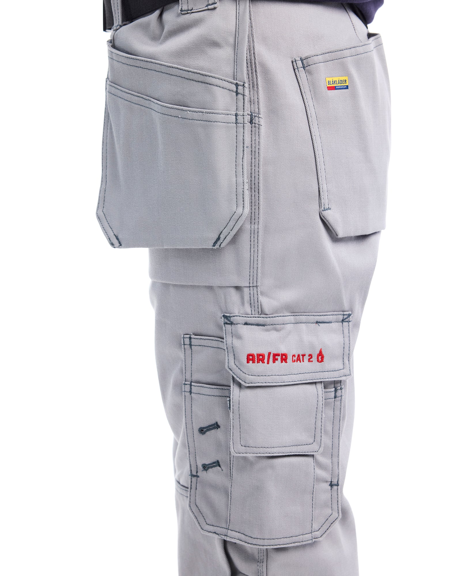 Women's FR Pant With Utility Pockets - Light grey