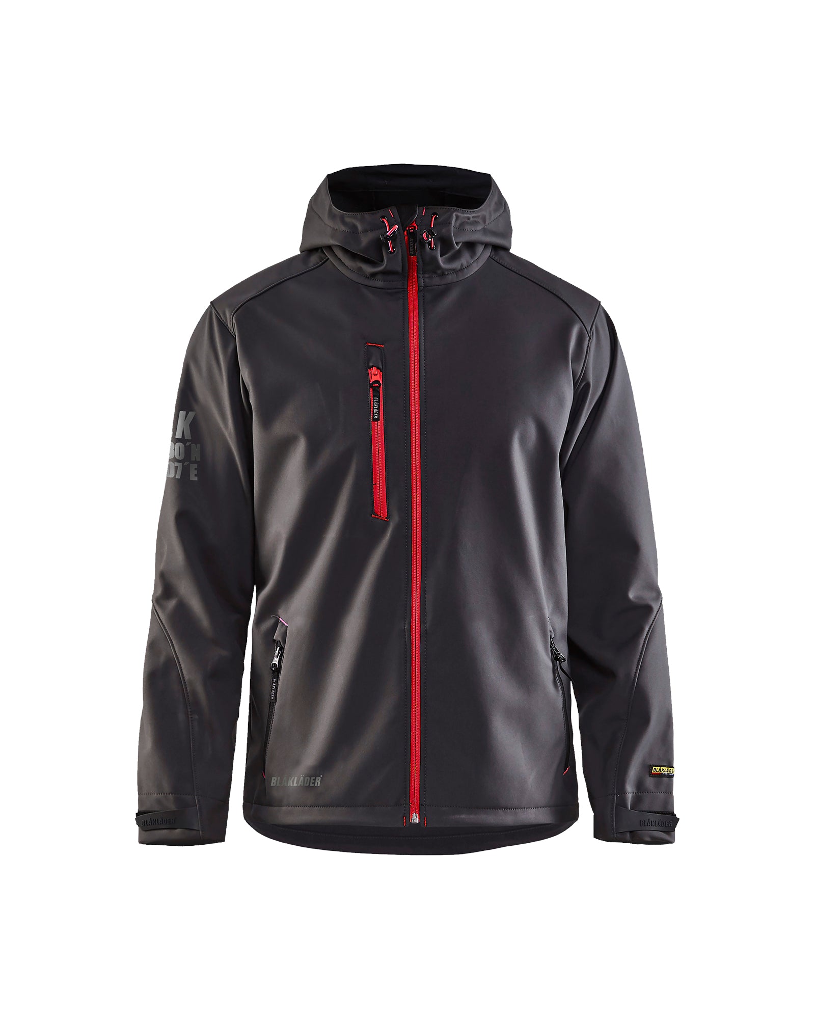 Pro Softshell Jacket - Dark grey/red