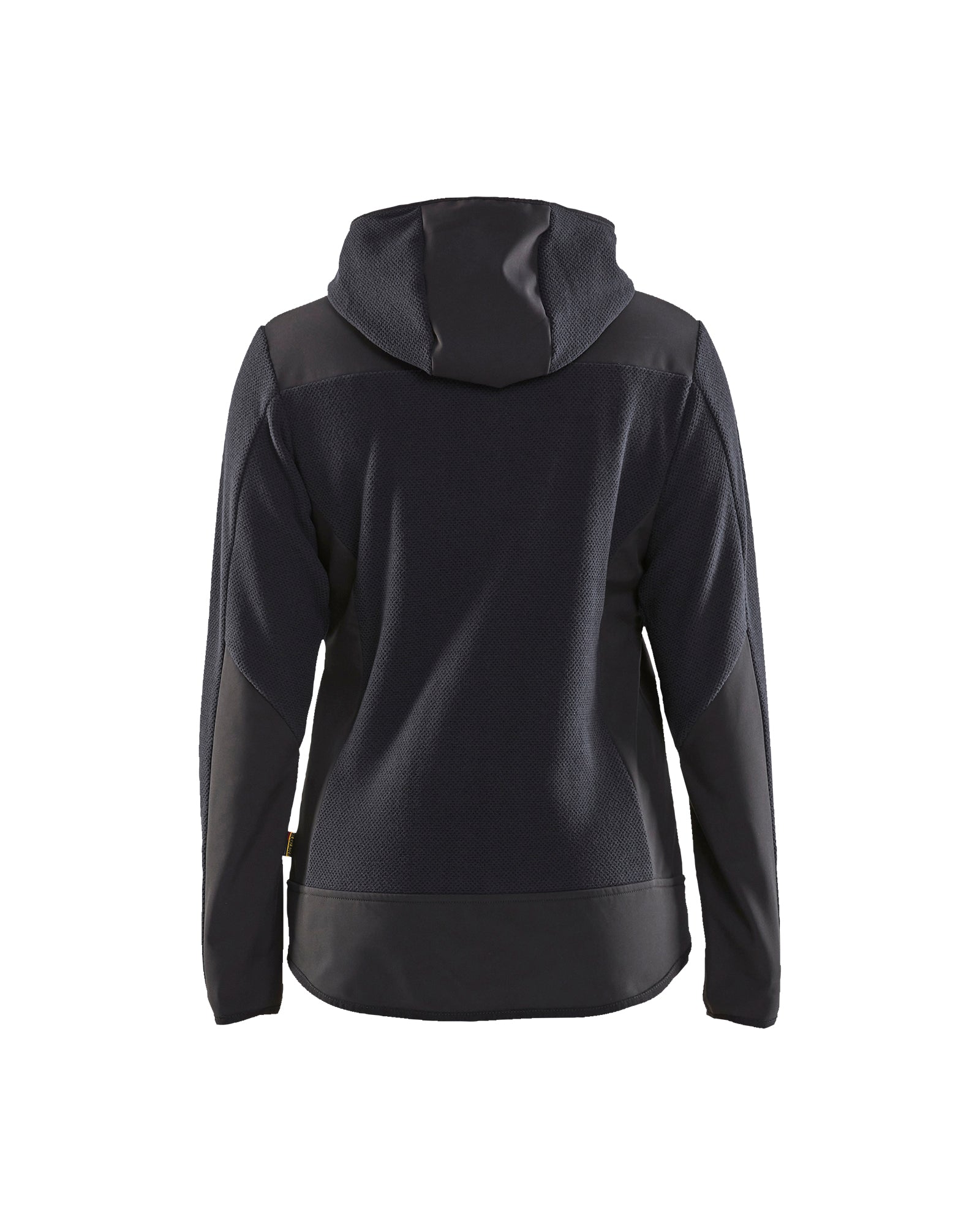 Women's Knitted Fleece Jacket - Dark grey/Black