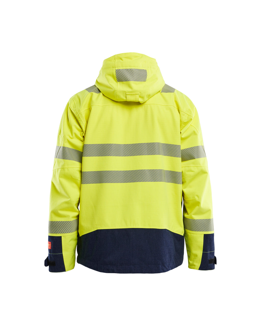 Multinorm Shell Jacket - Yellow Hi-viz/Navy blue
