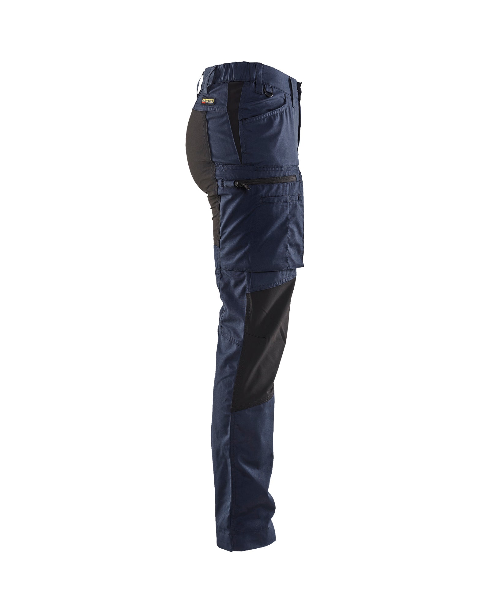 WOMEN'S SERVICE STRETCH PANTS - Dark navy/Black