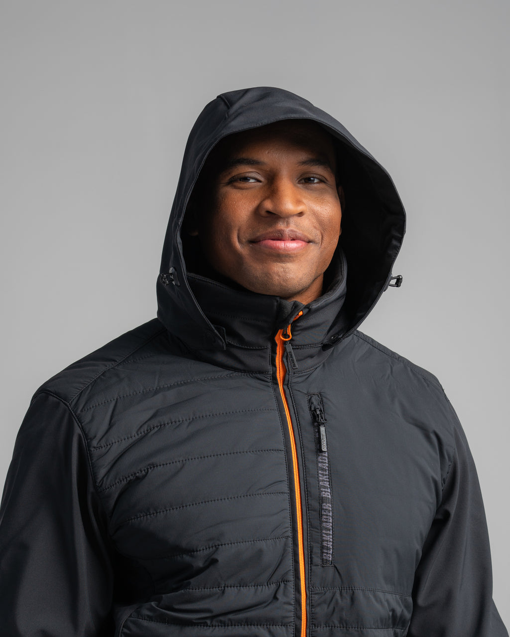 Hybrid Jacket - Black/Orange