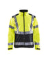 Hi-Vis Softshell Jacket - Yellow Hi-viz/Black