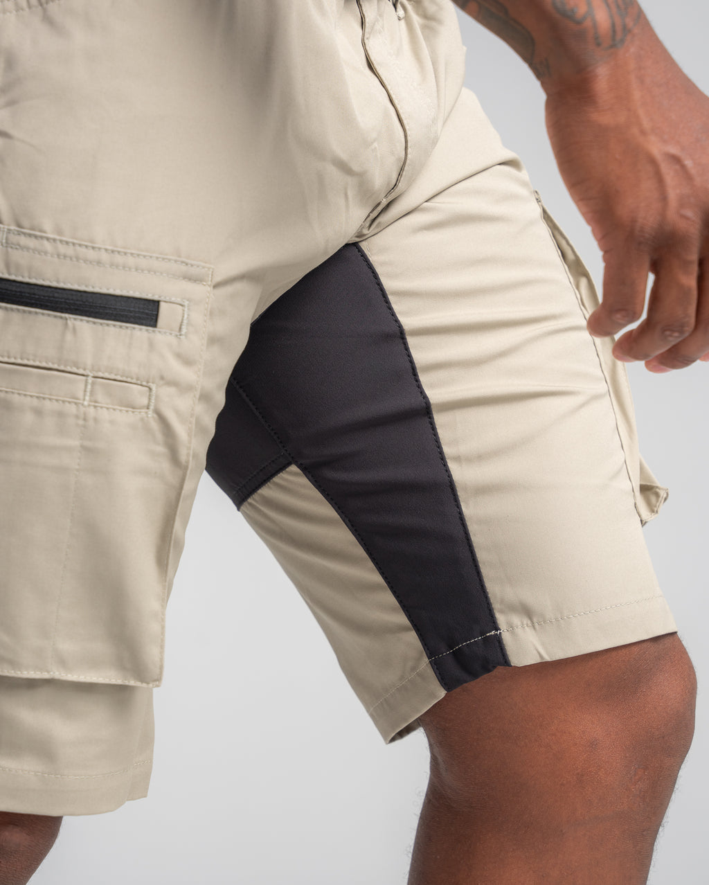 Service Shorts With Stretch - Dark navy/Black