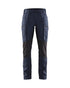 WOMEN'S SERVICE STRETCH PANTS - Dark navy/Black