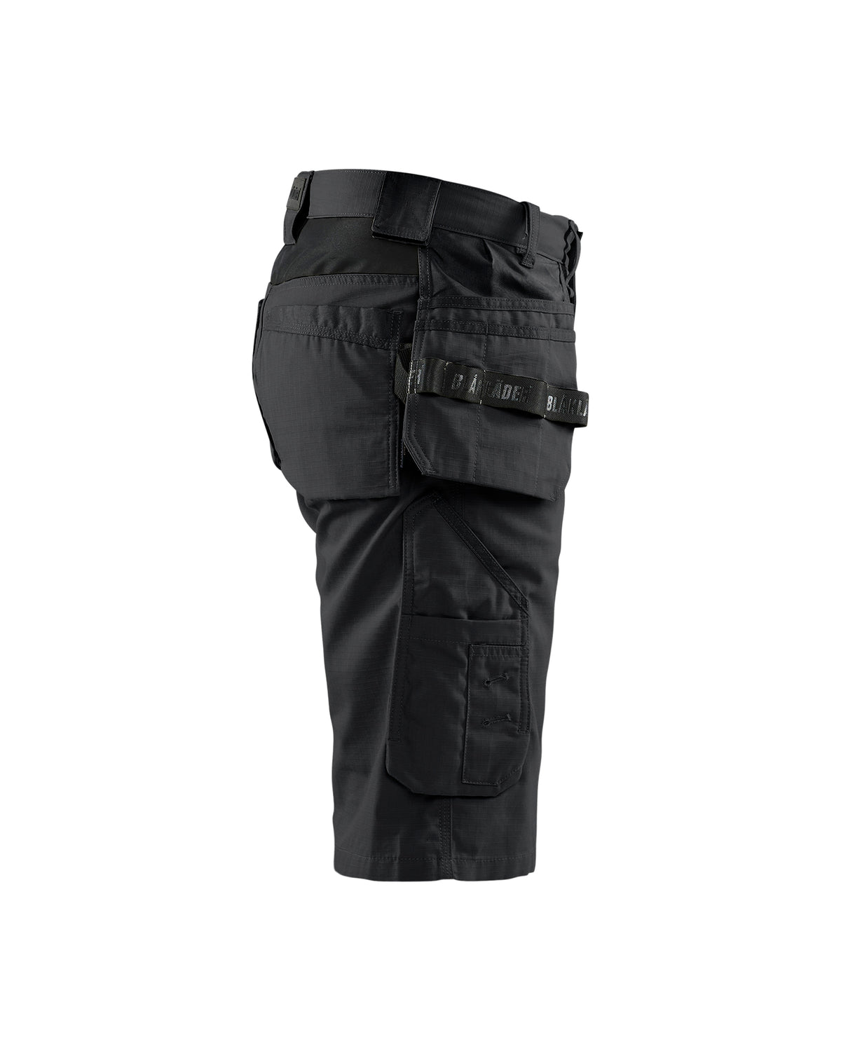 Ripstop Long Short With Utility Pockets - Black