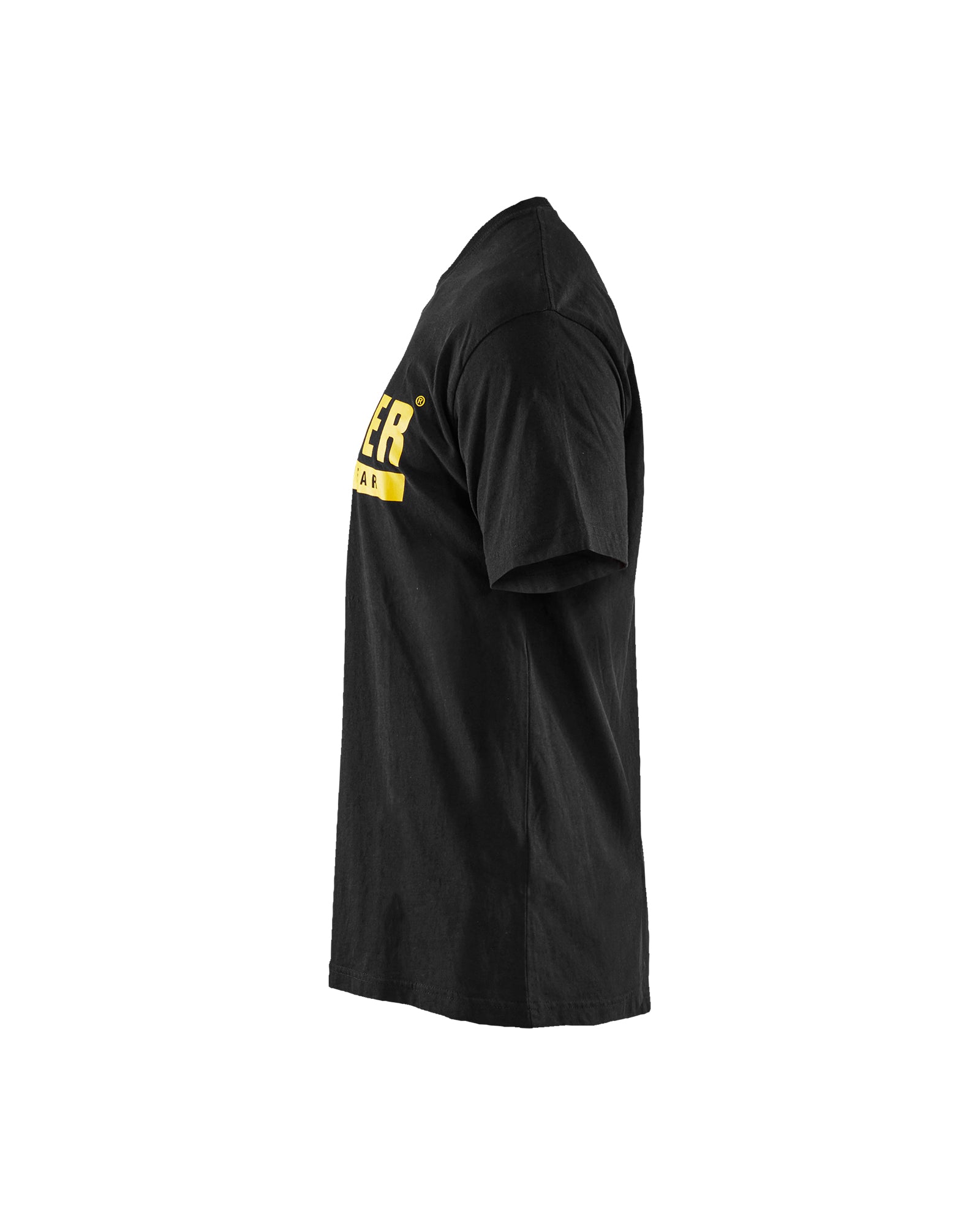 Short Sleeve Branded T-Shirt - Black/Yellow
