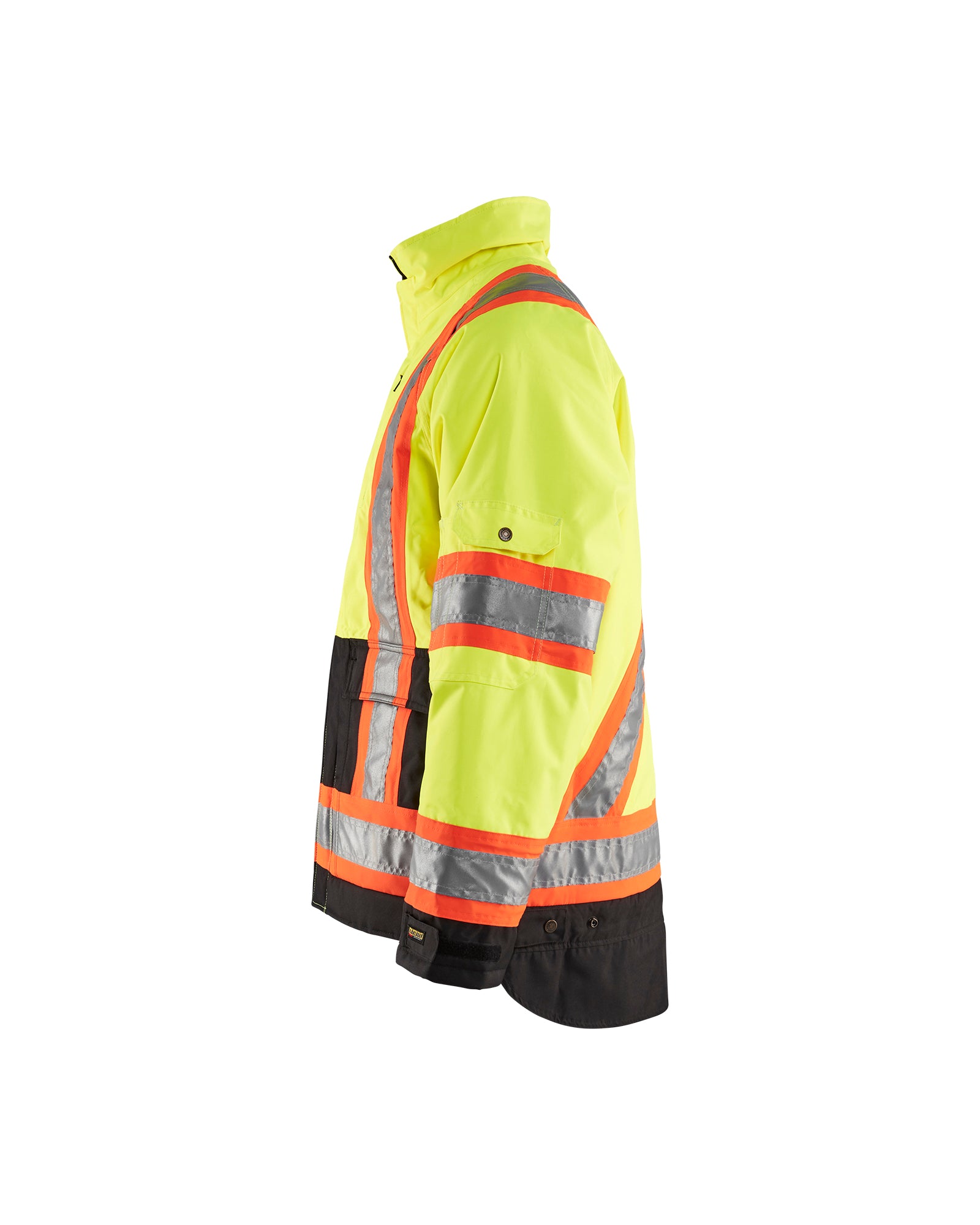HI-VIS WINTER JACKET - Yellow Hi-viz/Black