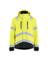 HI-VIS SHELL JACKET - Yellow Hi-viz/Black