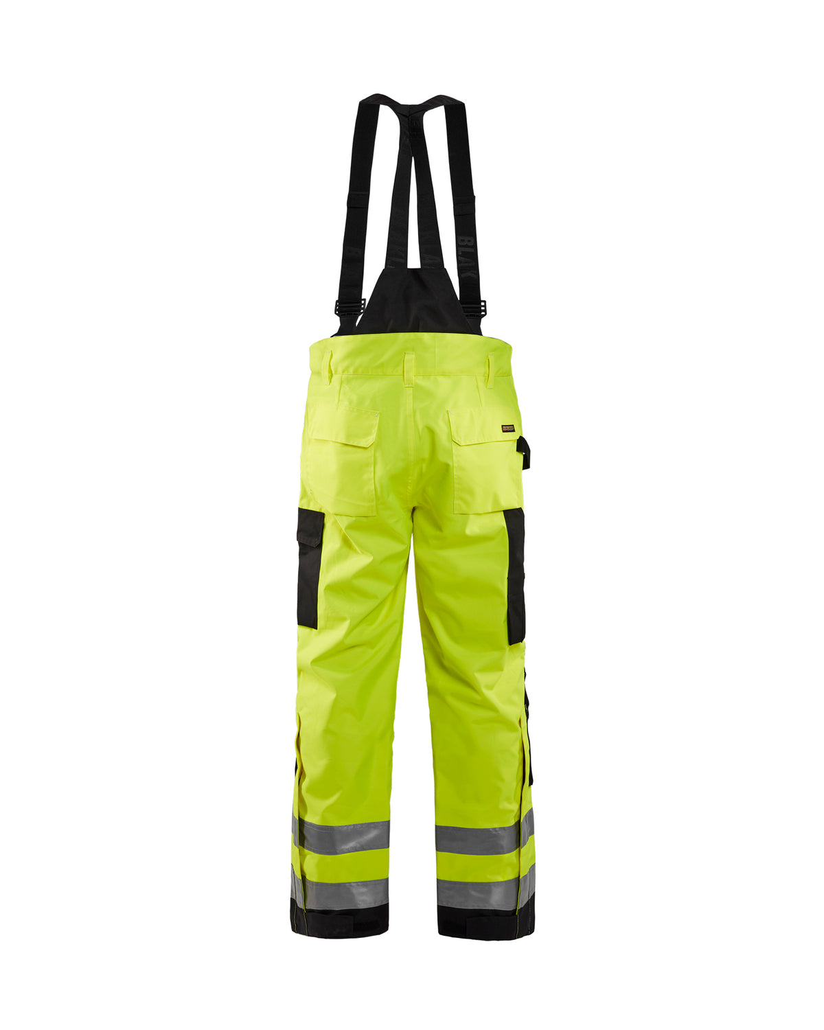 HI-VIS SHELL PANTS - Yellow Hi-viz/Black