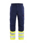 FR VISIBILITY PANT - Navy blue/Yellow Hi-viz